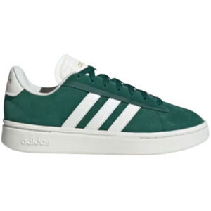 Adidas Cloudfoam Court Low Shoes Women's Size 8 Green White Suede